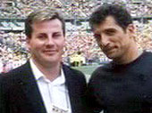 avec Nagui au Stade de France, 2000